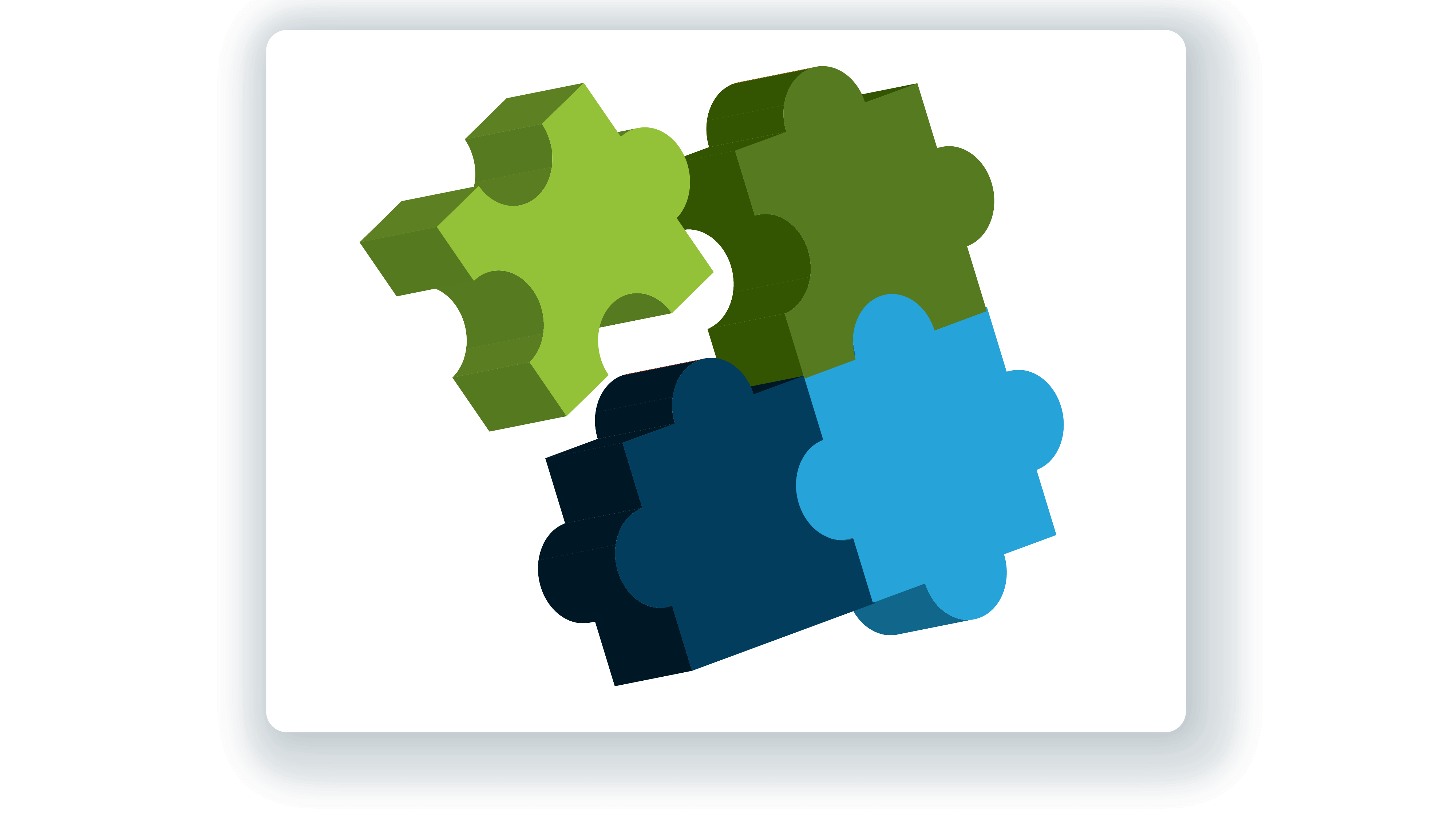 Scenario Planning Module Icon 4 puzzle pieces