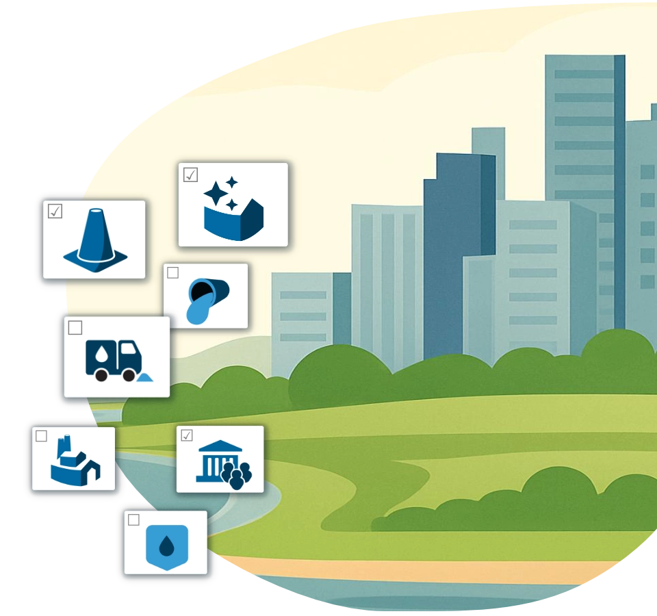 Explore 2NFORM’s modular stormwater compliance pricing. Visualize how permittees choose the modules they need—construction, IDDE, and more.